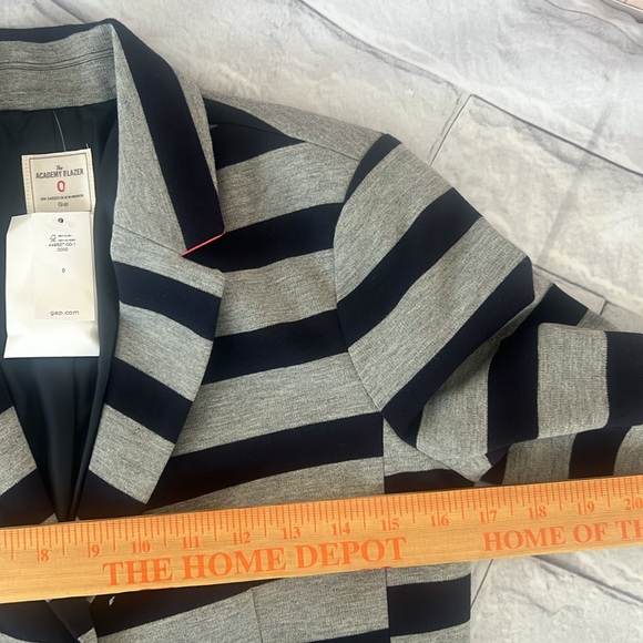 NWT Gap the Academy blazer striped size 0 - Picture 10 of 11